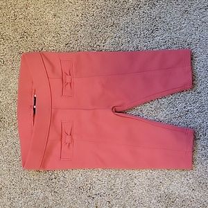 Janie & Jack Coral Ponte Pants